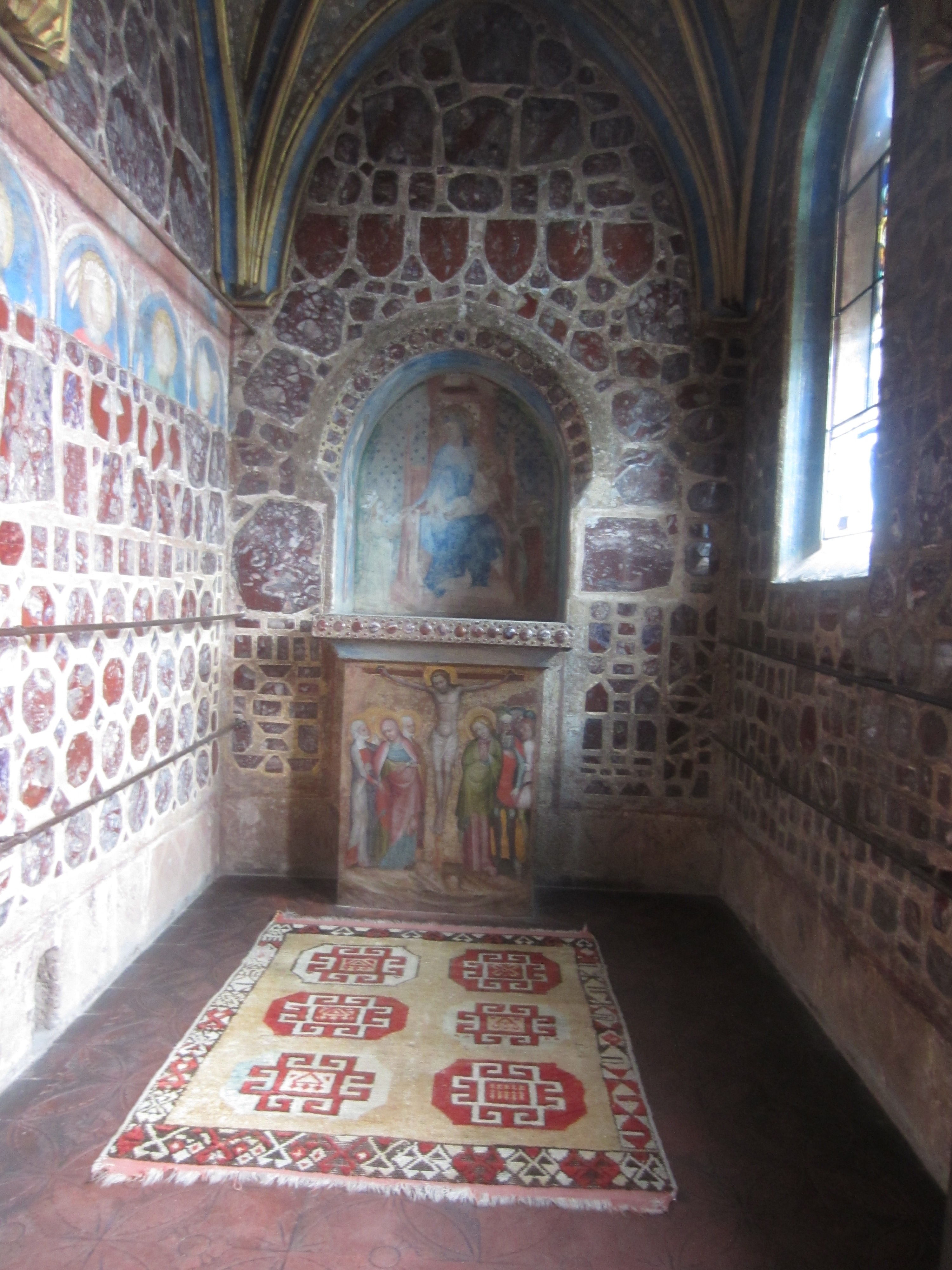 chapel of the holy cross at karlstejn castle